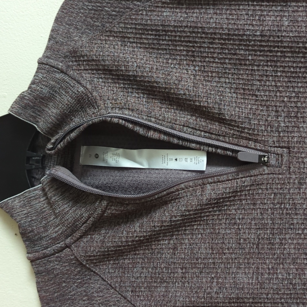 Lululemon Engineered Warmth Half-Zip Chrome / Lunar Rock / Black - Picture 9 of 15